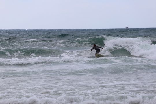 Le surf, une autre grande passion d'Etienne.