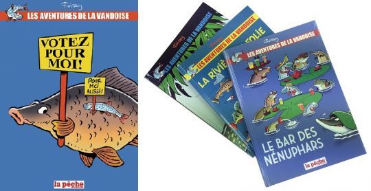 Le nouveau tome des aventures de la Vandoise est l'occasion de découvrir les précédents tomes. ©Jean-Pierre Foissy