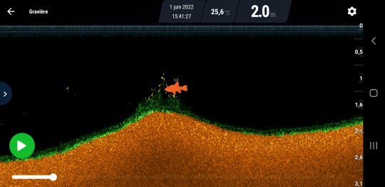 Sondeur de pêche Deeper Pro+2, l'incontournable application Fish