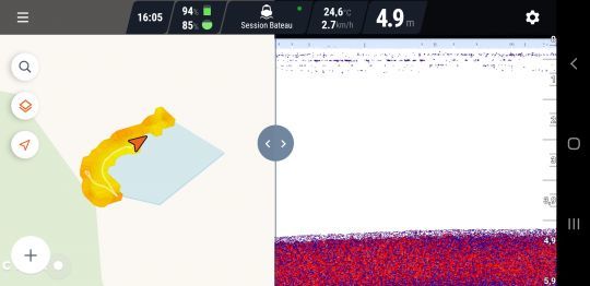 Sondeur de pêche Deeper Pro+2, l'incontournable application Fish Deeper