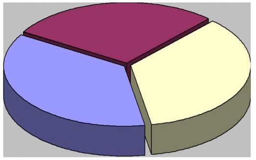 Glucides 33 %, protéines 26 %, lipides 32 %