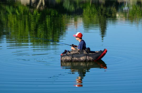 L'occasion de découvrir la pêche en float tube