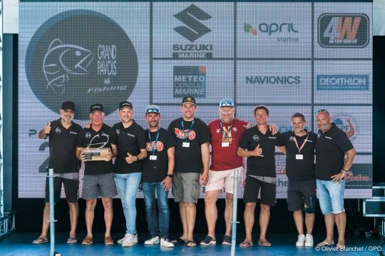 Le podium du Grand Pavois Fishing 2023