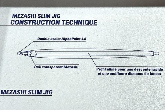 La construction technique du Mezashi Slim Jig