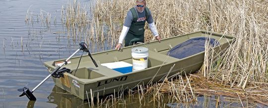 With its flat bottom, the Jon boat can go almost anywhere