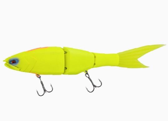 La couleur chartreuse est parfaite pour pêcher le brochet !