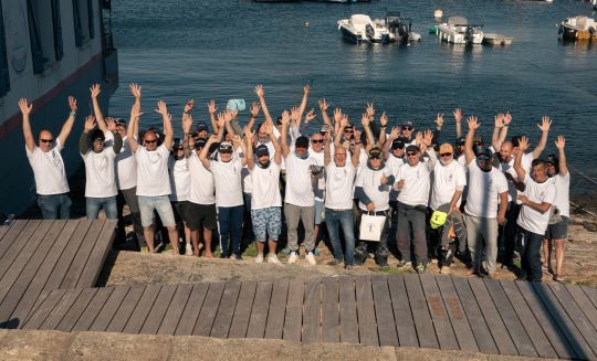 Des pêcheurs heureux de leur week-end