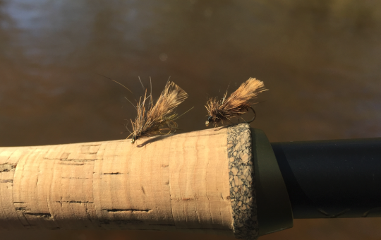 Les sedges ou imitation de trichoptères sont souvent de sorti au coup du soir 