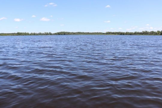 Le lac boivin est peu profond.