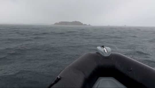 Un temps exécrable pour la seconde manche.