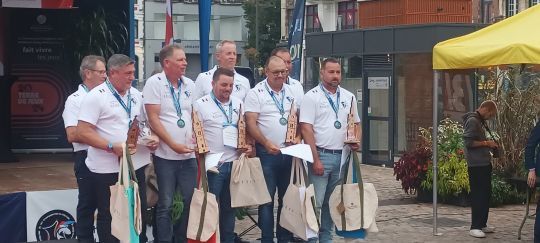 Une belle troisième place pour l'équipe de France de pêche au coup !