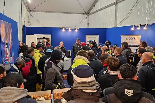 Briefing avant chaque manche de compétition