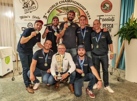 l'équipe de France championne du monde de street fishing