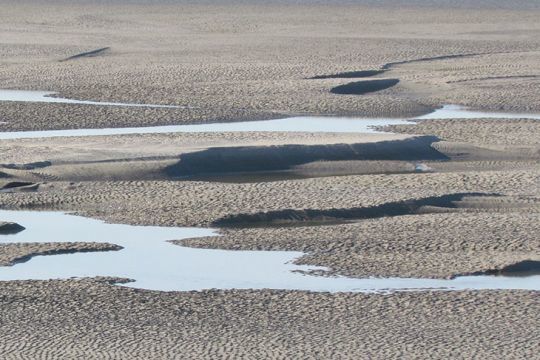 Les ridens sont des bancs de sables sous-marins