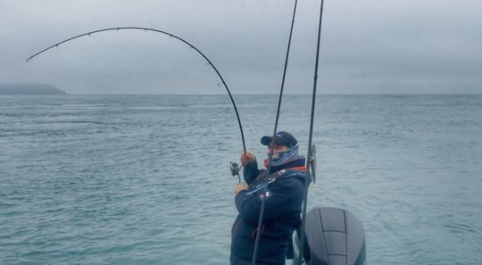 La NFC MB 739 IM de Rodhouse est la vanne adaptée à la pêche des gros bars dans le fort courant.