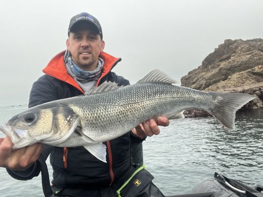 J'ai placé les poissons au vivier le temps d'enchaîner les dérives afin de ne pas les relâcher sur la zone de pêche. Une fois les photos faites, ils sont repartis à l'eau.