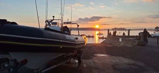 La chance de pouvoir pratiquer sur un beau bateau