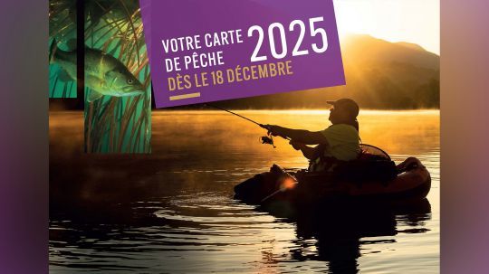 La carte de pêche 2025 est disponible