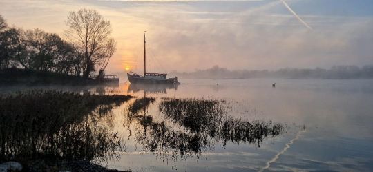 Même si les premières lueurs du jour offrent des paysages magnifiques, en plein hiver ce n'est pas nécessairement le meilleur moment pour la pêche.