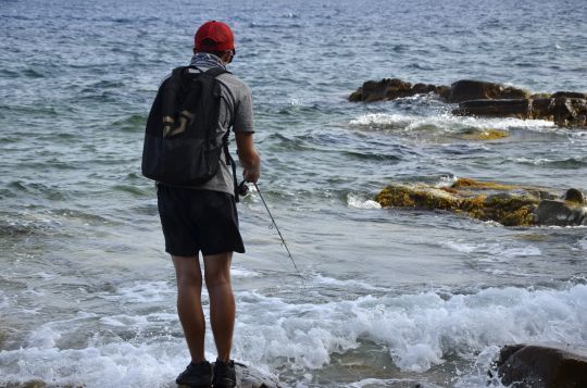 En plein été et dans très peu d'écume