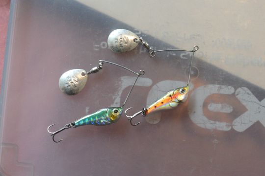 Les microspinnerbait sont très faciles à utiliser