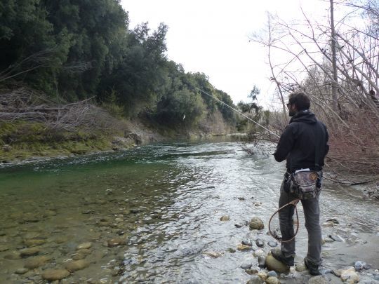 Les minnows à grande bavette sont très efficace en lançant vers l'aval