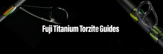 Toutes les cannes sont montées en anneaux Fuji Sic titanium.