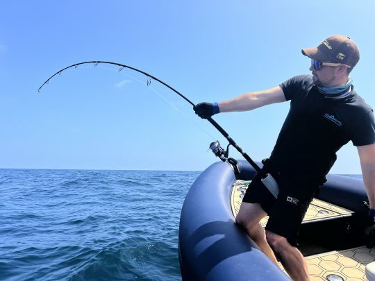  La Black Hole Giant 7 en action ! Un monstre de puissance capable de sécher rapidement les poissons.