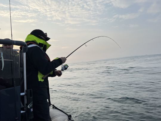 Tenir la verticale est la cl&eacute; de la r&eacute;ussite de cette p&ecirc;che.