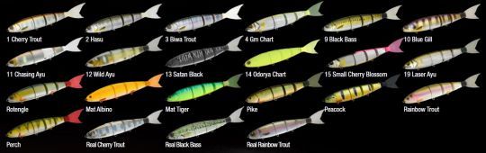 Il y a du choix de coloris !