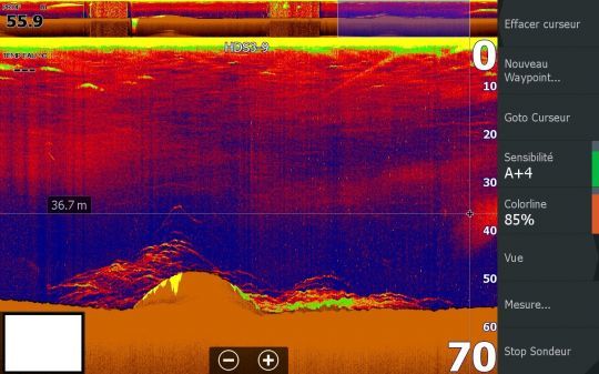 Une d&eacute;tection r&eacute;alis&eacute;e au large du Cotentin, &agrave; un moment de la mar&eacute;e o&ugrave; le courant &eacute;tait tr&egrave;s faible, proche de l'&eacute;tale. Cette capture a &eacute;t&eacute; effectu&eacute;e au mois de juin.