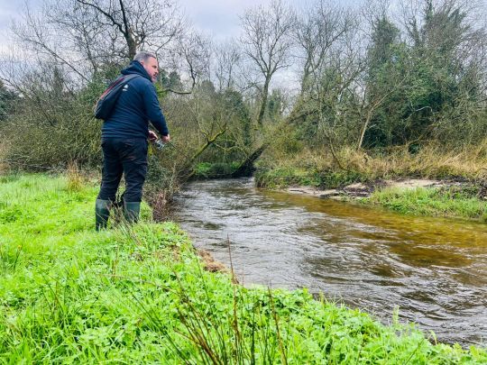 Un bon niveau d'eau est primordial pour r&eacute;ussir sa sortie de p&ecirc;che de le truite.