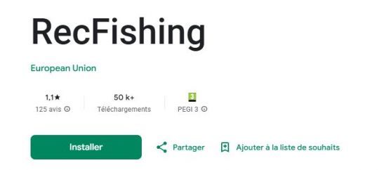 Une application obligatoire pour d&eacute;clarer ses prises.