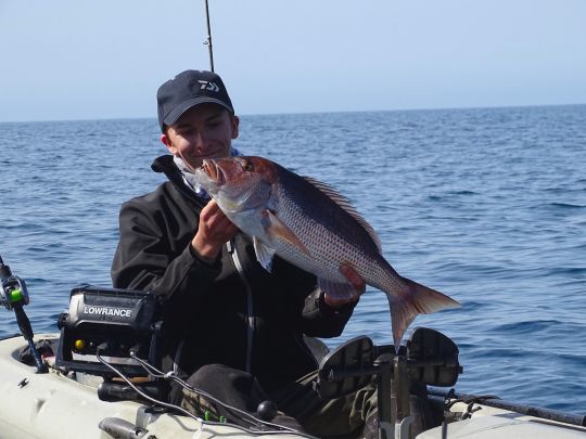P&ecirc;cher le denti en kayak