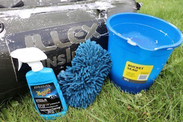 Maintain your PVC float tube in 4 easy steps to keep it looking like new!