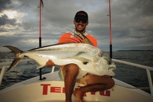 Poisson coq estim entre 20 et 25 kilos, pris au Panama