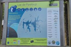 Plan du lac de Pareloup