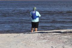 Mme pour pcher du bord, le gilet de sauvetage peut tre indispensable ! 
