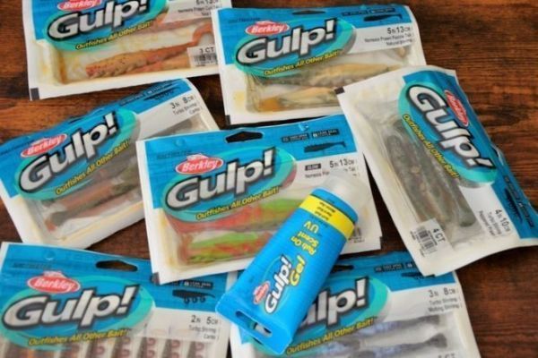 Leurre Souple Berkley Gulp! Turbo Shrimp - Imitation Crevette, Parfumé, Pour Pêche En Eau Salée (5cm, Couleur Camo)