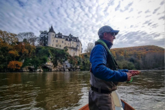 La Dordogne offre une pche varie dans des dcors et paysages magnifiques