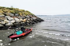Sortir pcher en kayak  Brest