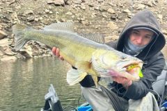 P�che du sandre en kayak