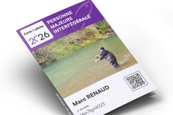 Les ventes de cartes de p�che 2026 sont en hausse de 6,71 % par rapport � la m�me date en 2025.
