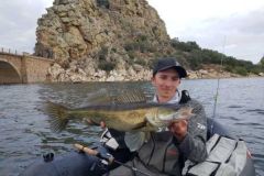 P�cher en float tube les lacs d'Estr�madure