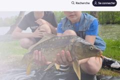 Les enfants � la p�che