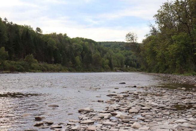 Rivière Matapedia, Québec, Canada.