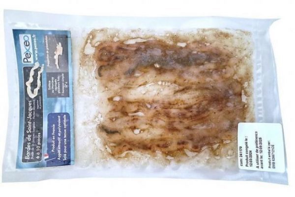 Barde de coquille Saint-Jacques pour la pche