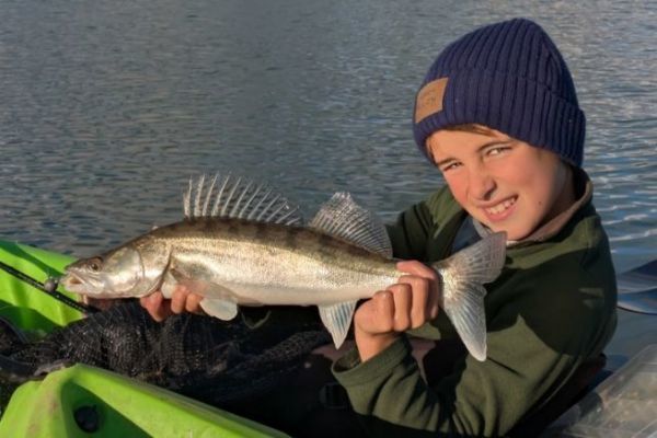 Pcher en kayak en eau douce