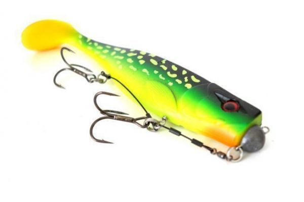 Leurre De Pêche Magnum Popper – Japonais – Couleur Jaune – Topwater