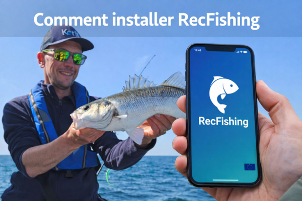 Installer l'application RecFishing pour se d�clarer en tant que p�cheur de loisir